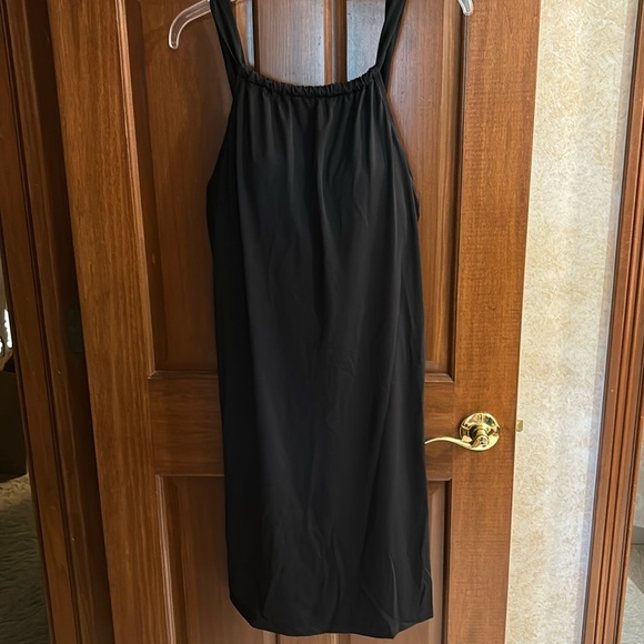 Athleta Halter Dress, Size Large, Black - Picture 2 of 12